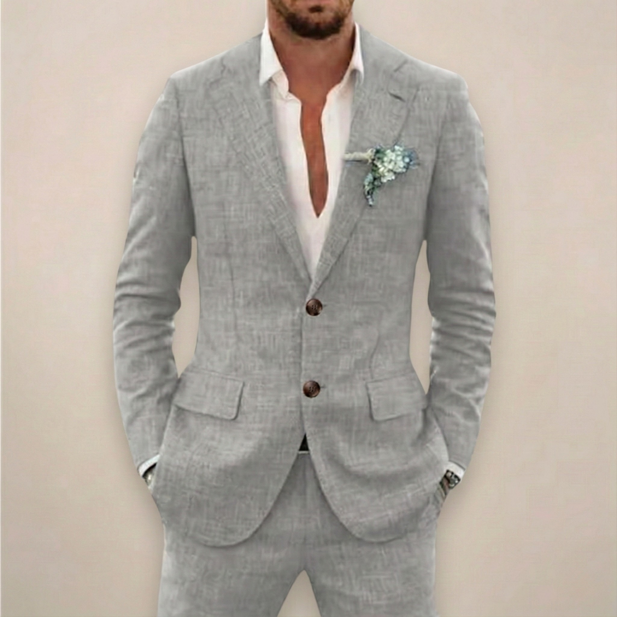 Breeza | Spring Notch Lapel Suit Set 4