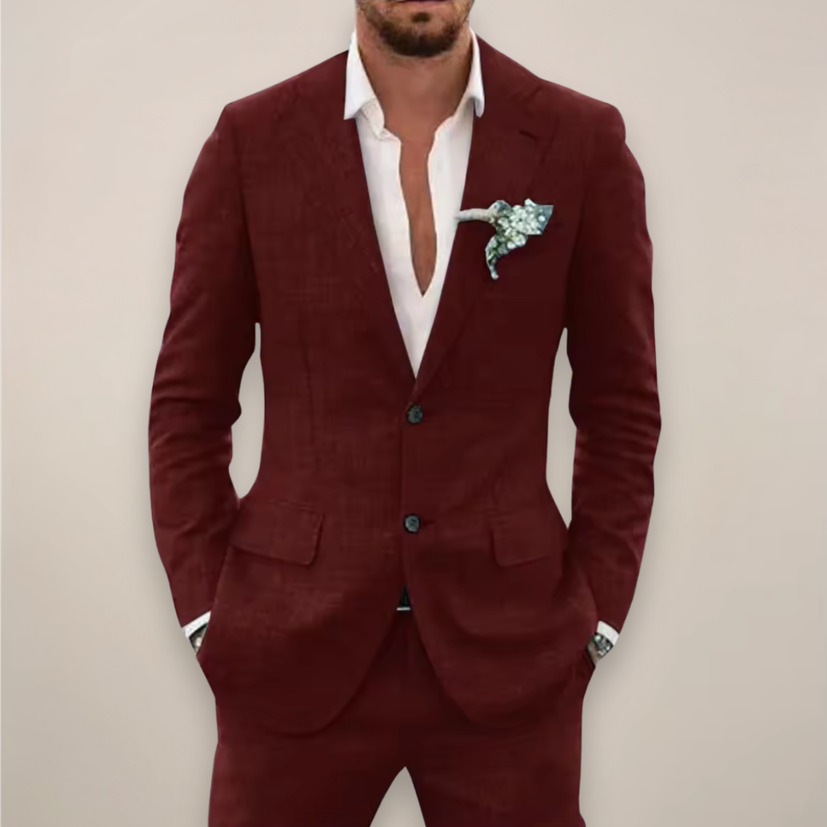 Breeza | Spring Notch Lapel Suit Set 5