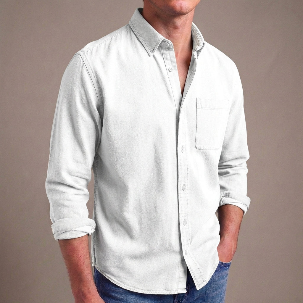 Cavell | Tailored Button-Down Shirt Classic Collar Pocket 6