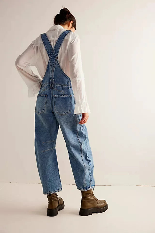 Cavina | Wide Leg Denim Overalls for Women 4