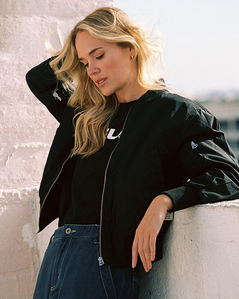 Classic Bomber Jacket for Women | Rachel
