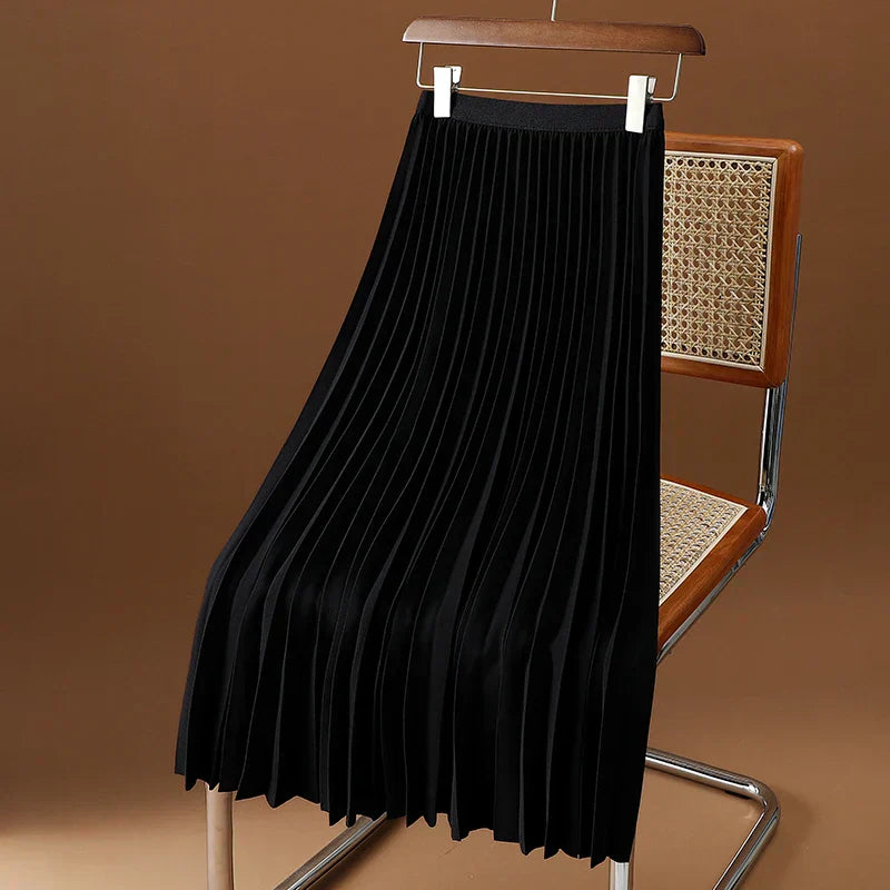 Clea | Pleated Maxi Skirt for Women in Spring Design 0