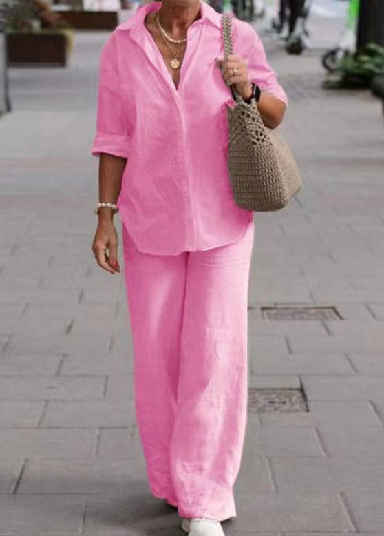 Cotton Linen Suit Fresh Style For Women | Jorina 4