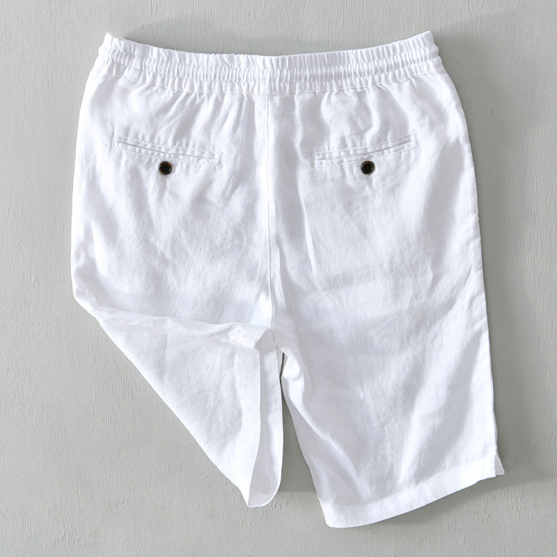 Dandy | Relaxed Fit Drawstring Linen Shorts 1