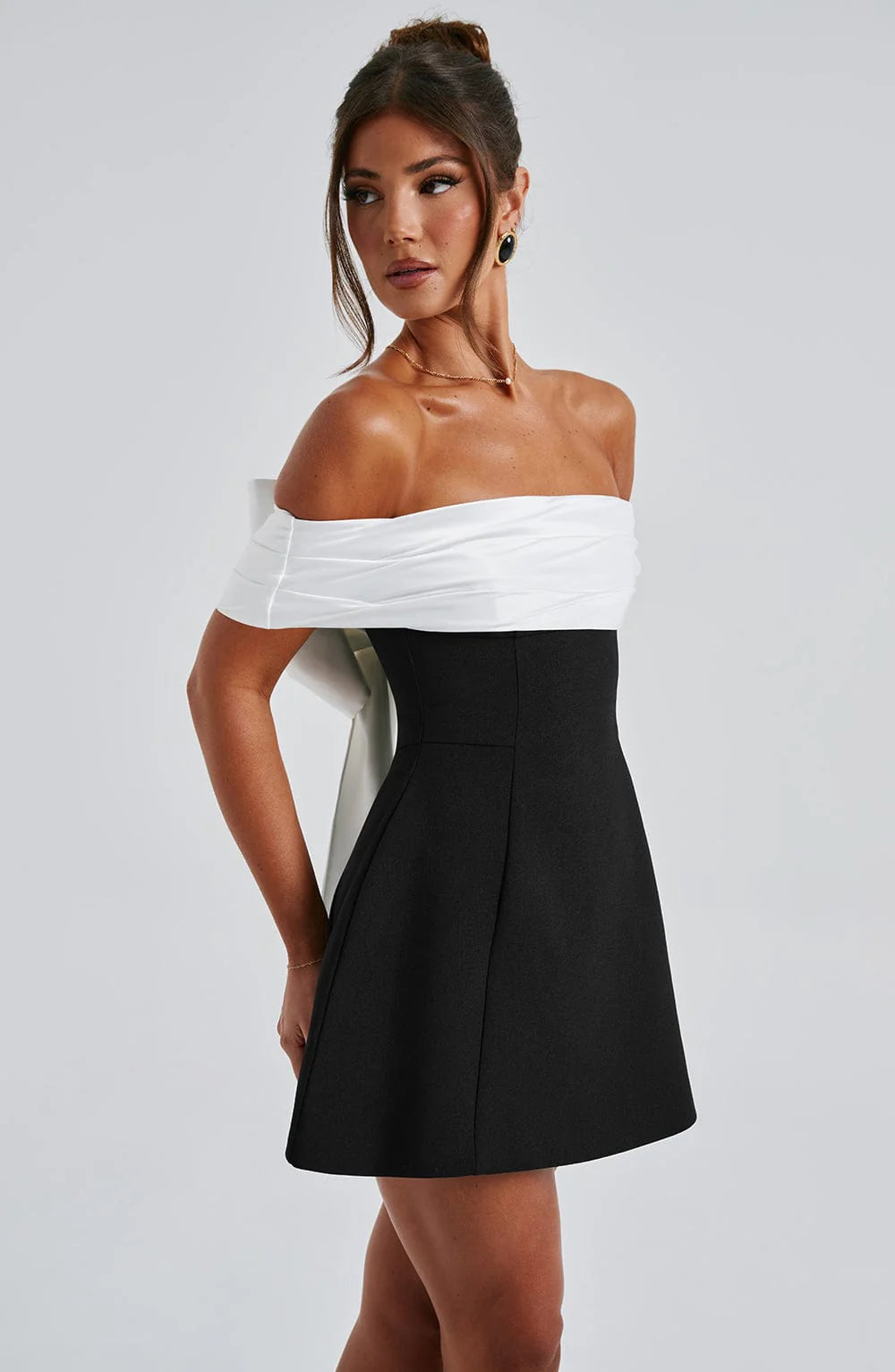 Elara | Structured Mini Cocktail Dress 4