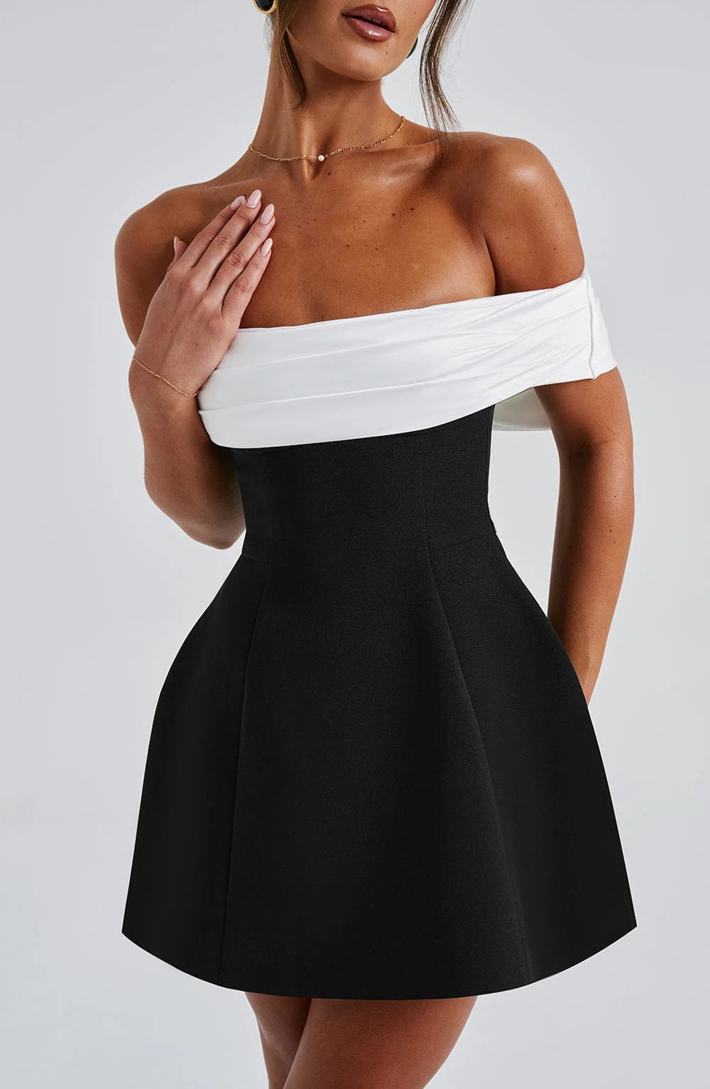 Elara | Structured Mini Cocktail Dress 6