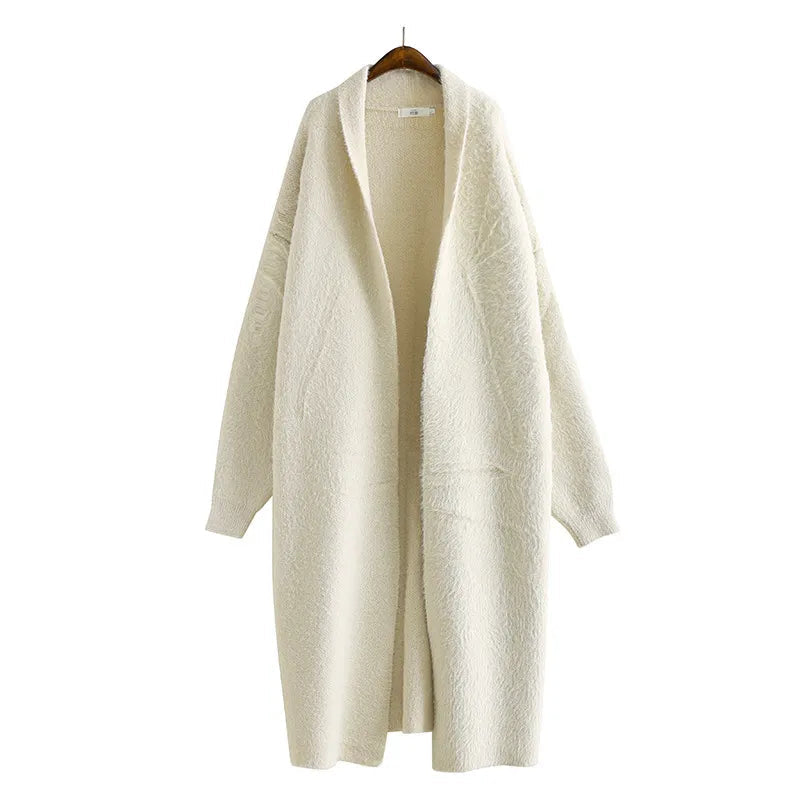 Elda | Long White Cardigan Sweater for Women 0