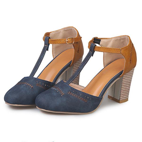 Elda | Spring Chunky Heel Mary Janes 1
