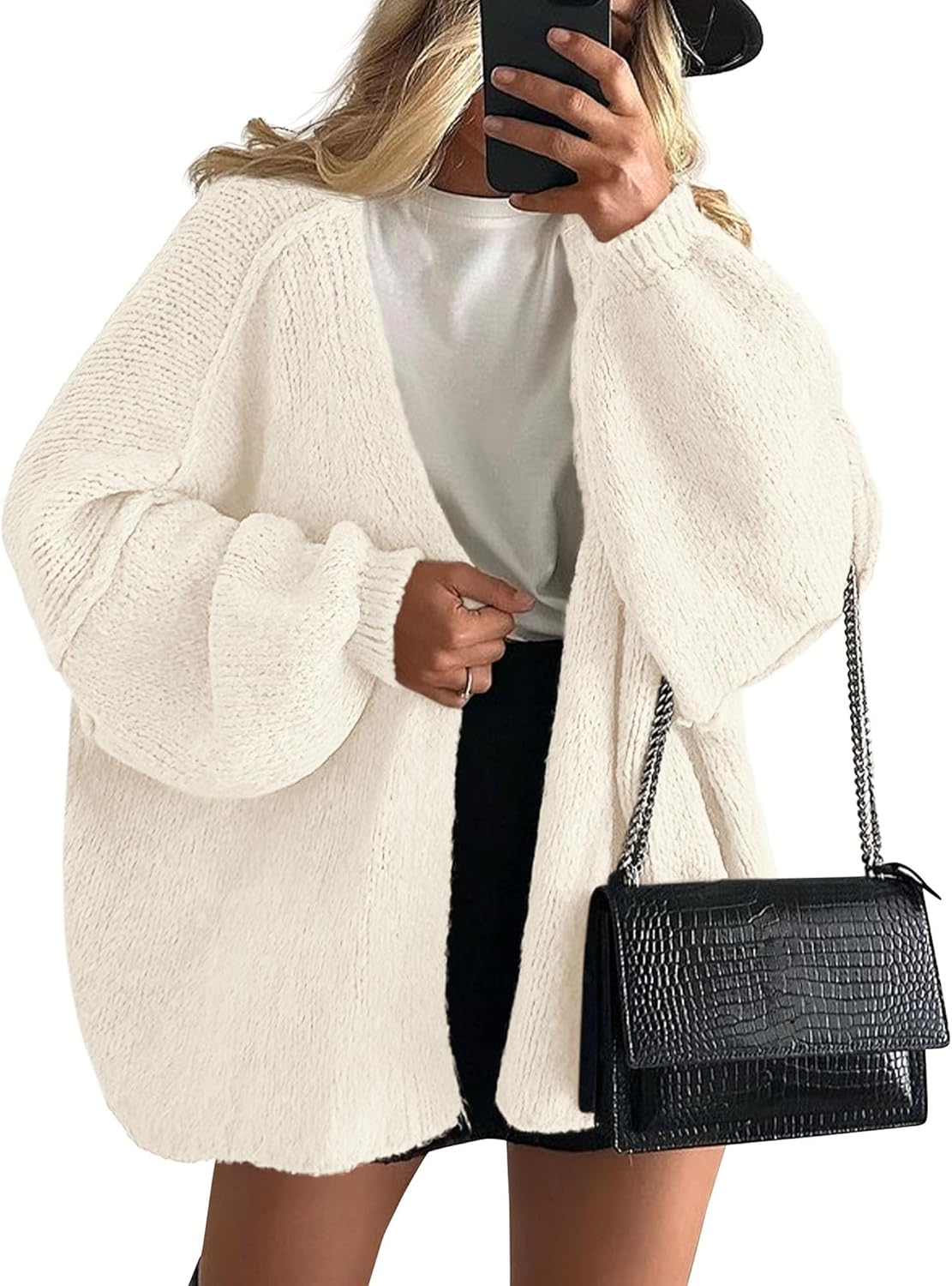 Gavina | Loose Knit Long Cardigan for Spring 1