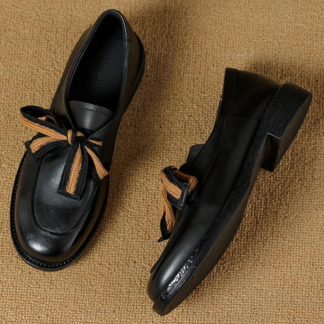 Laceti | Classic Leather Two-Tone Loafers 9
