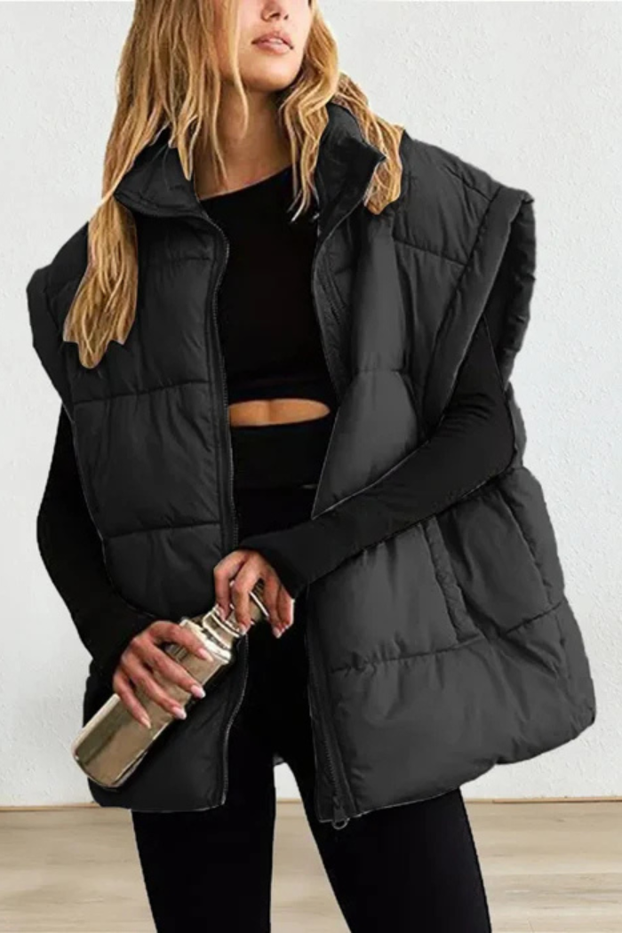 Lightweight Padded Puffer Vest for Women | Pauline