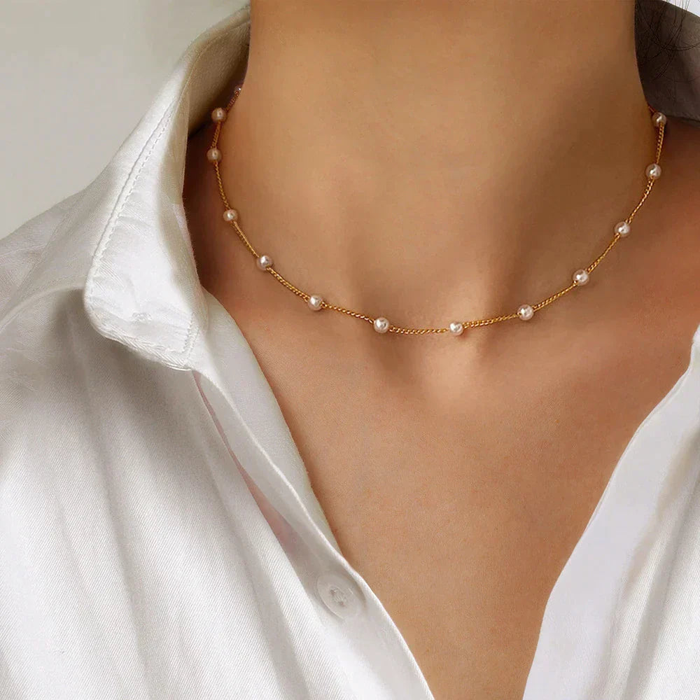 Lunara | Elegant Pearl Necklace 0