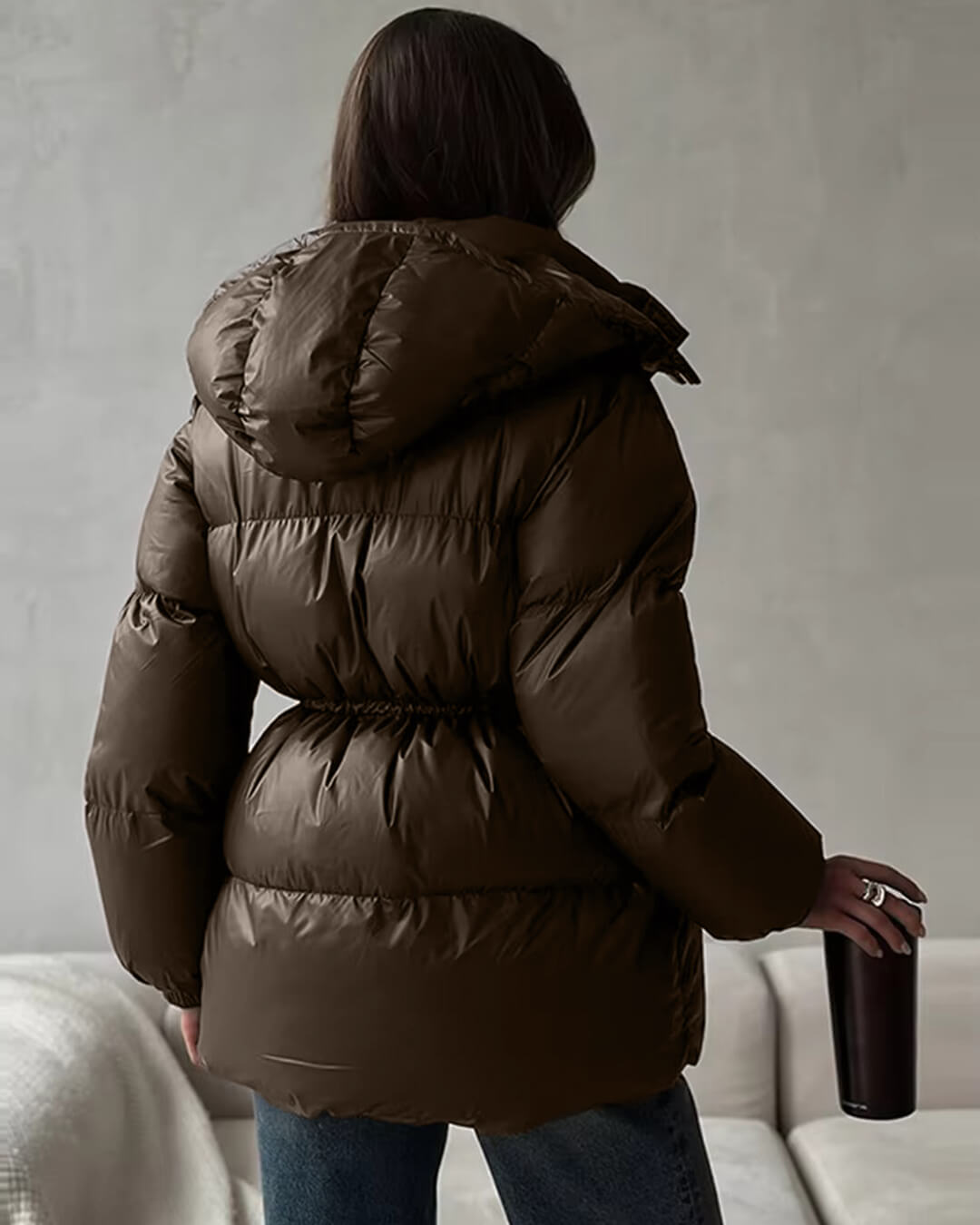 Lunara | Hooded Long Puffer Coat 10