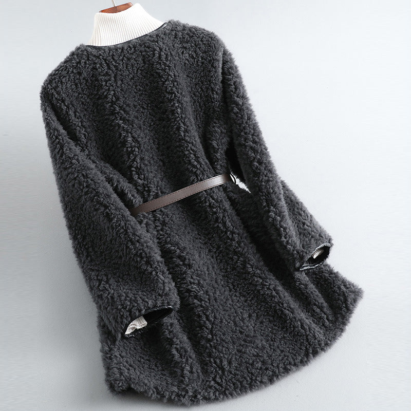 Lunara | Merino Wool Belted Coat 2