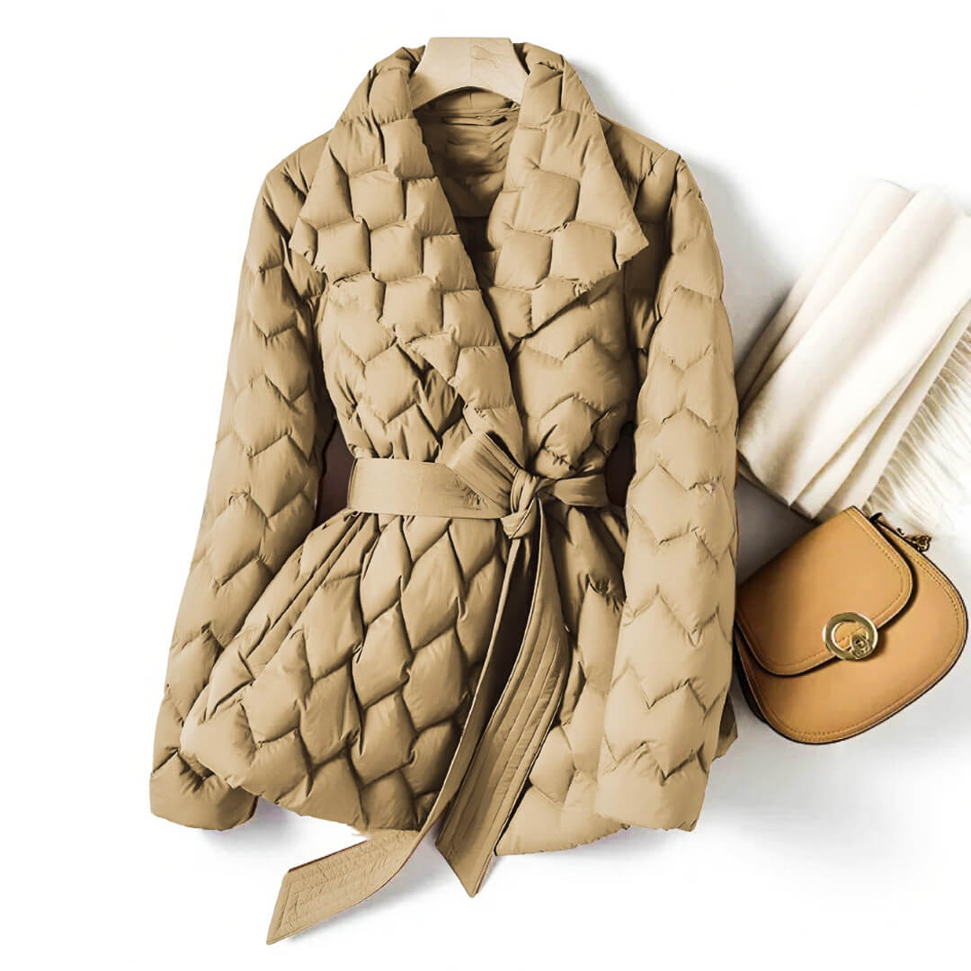 Lunara | Quilted Down Puffer Coat 1