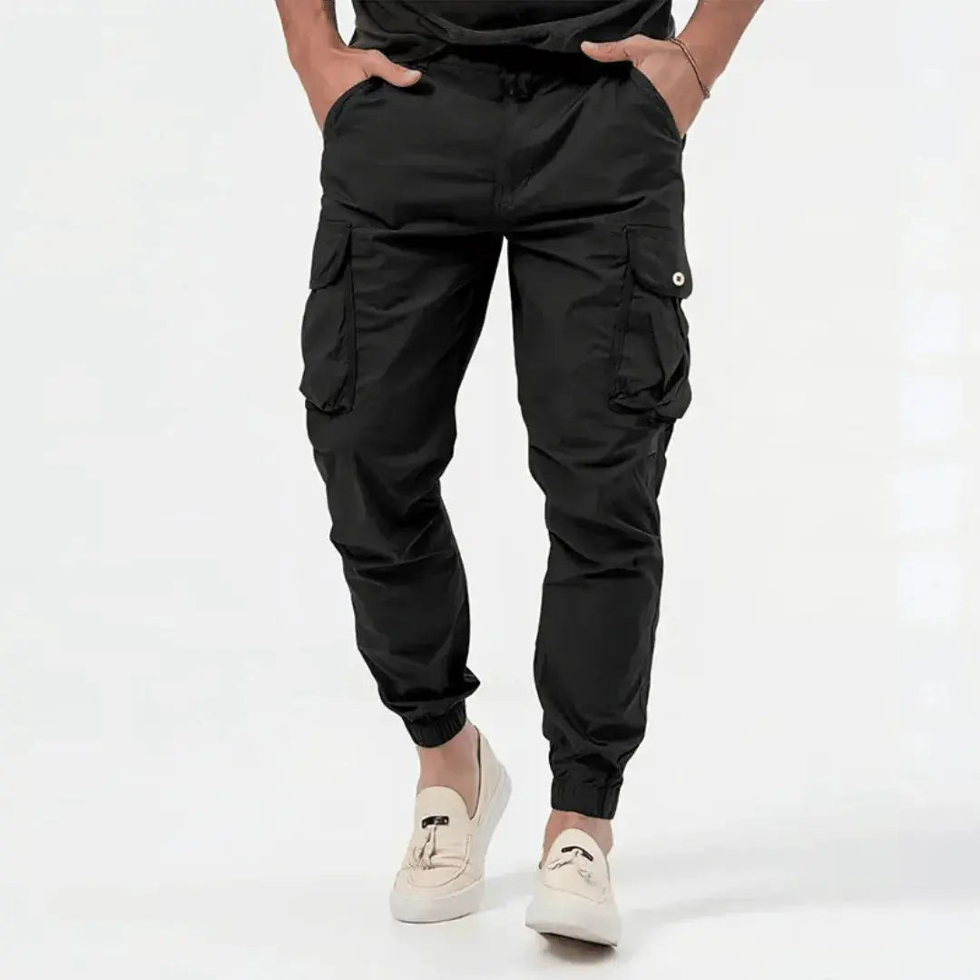 Melo | Cotton Cargo Joggers With Pockets 0