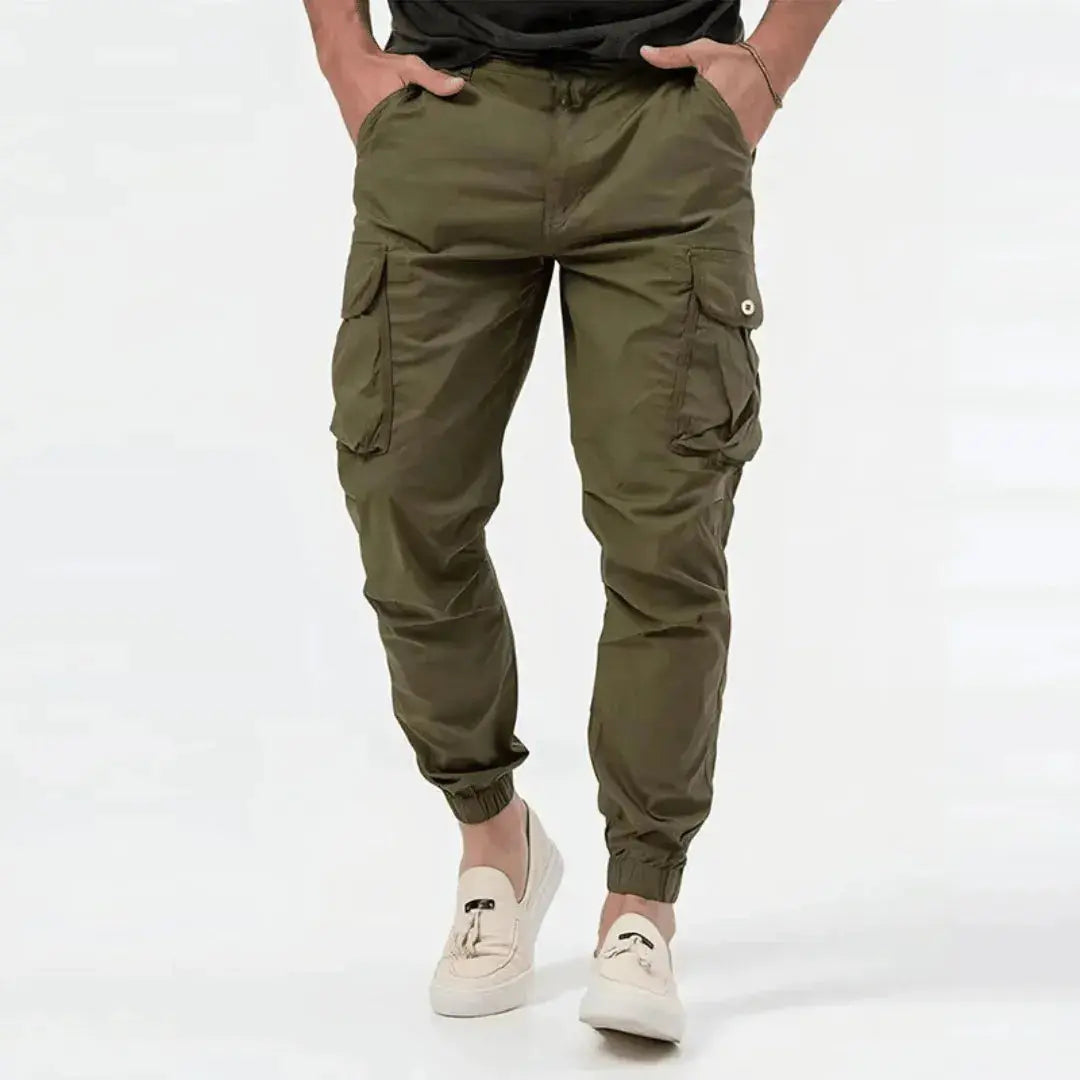 Melo | Cotton Cargo Joggers With Pockets 2