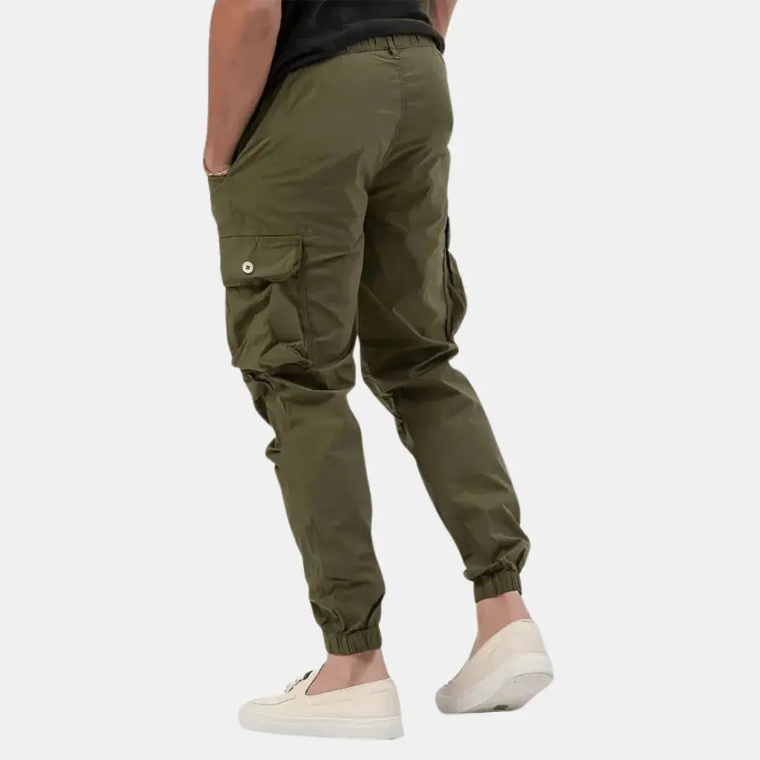 Melo | Cotton Cargo Joggers With Pockets 3