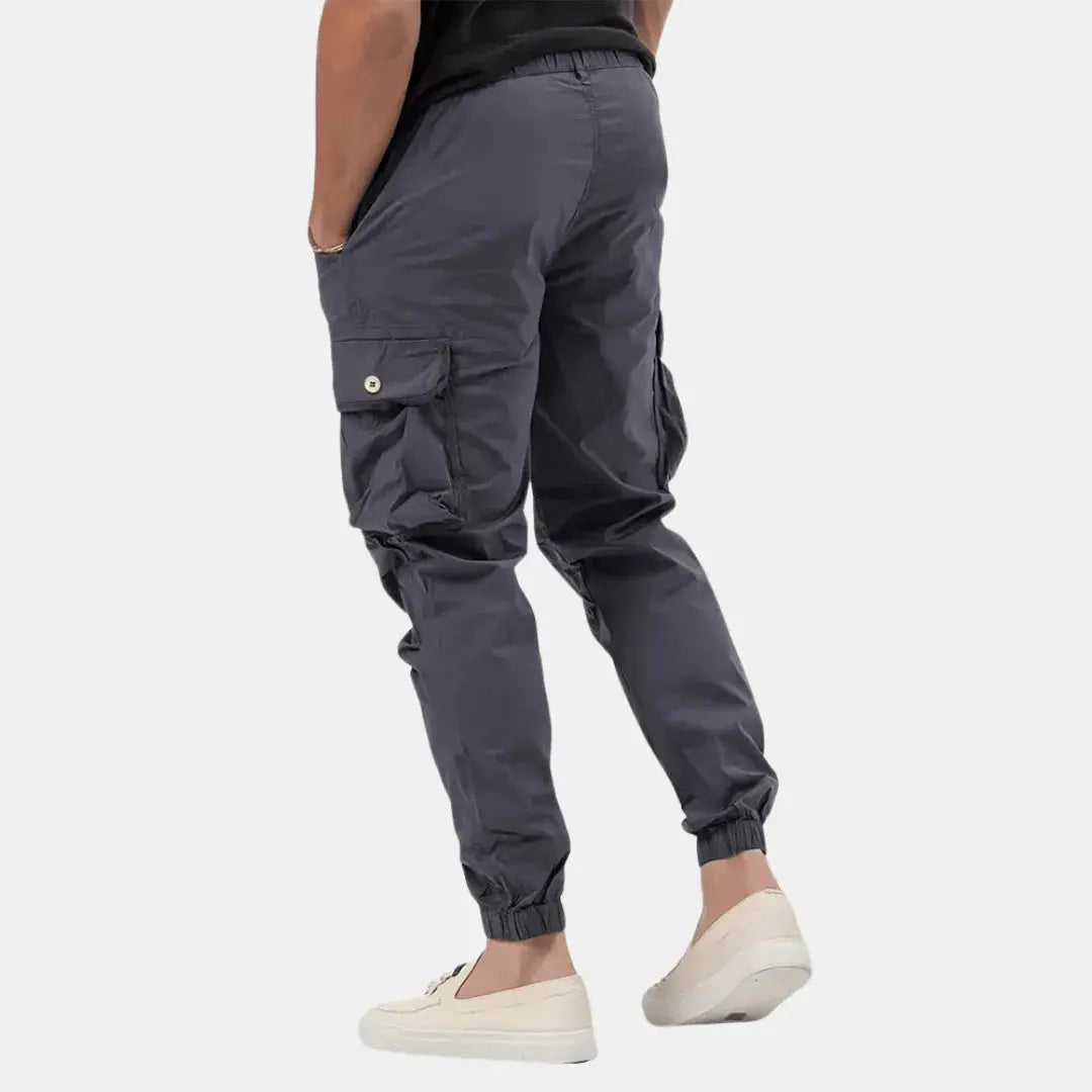 Melo | Cotton Cargo Joggers With Pockets 8