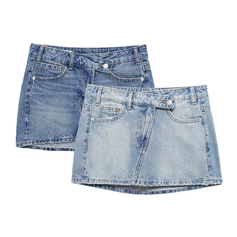 Mira | Casual Denim Mini Skirt 0