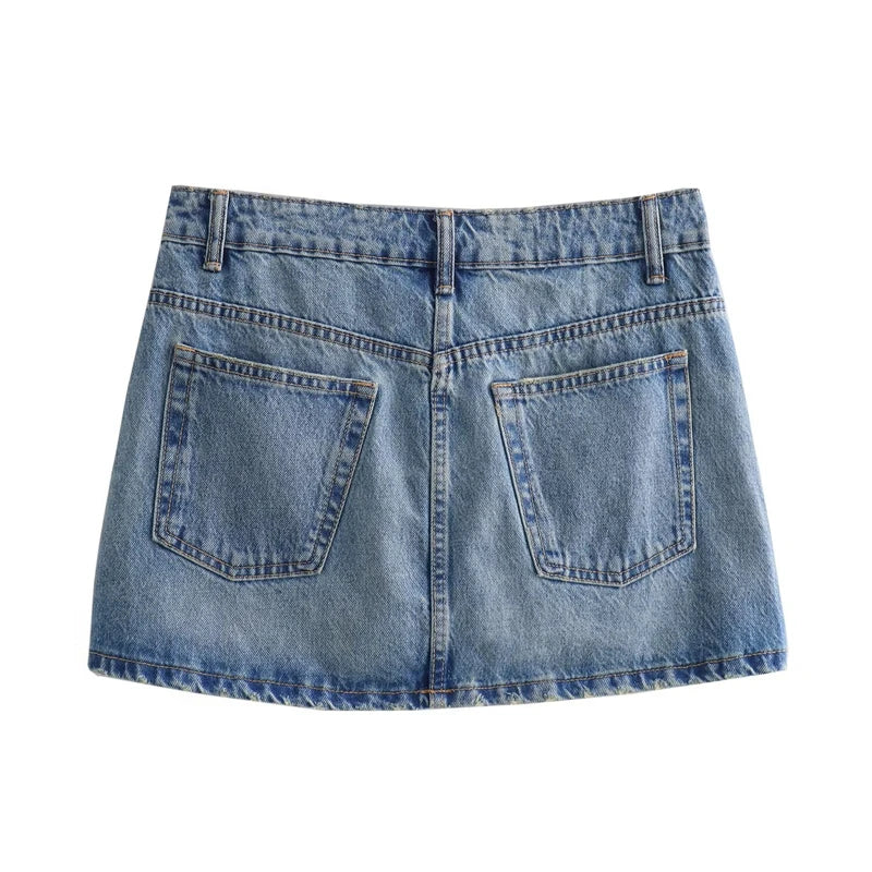 Mira | Casual Denim Mini Skirt 2