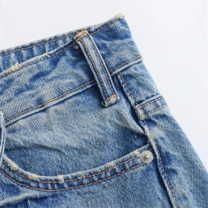 Mira | Casual Denim Mini Skirt 4
