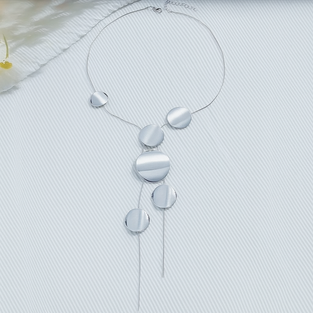 Orbit Necklace Sculptural Design For Women | Liora 3