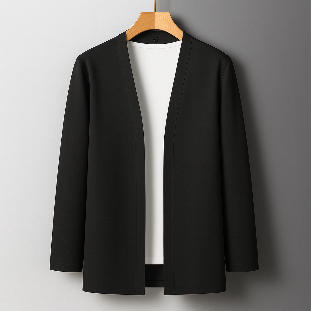 Savori | Wool Blend Black Cardigan 8