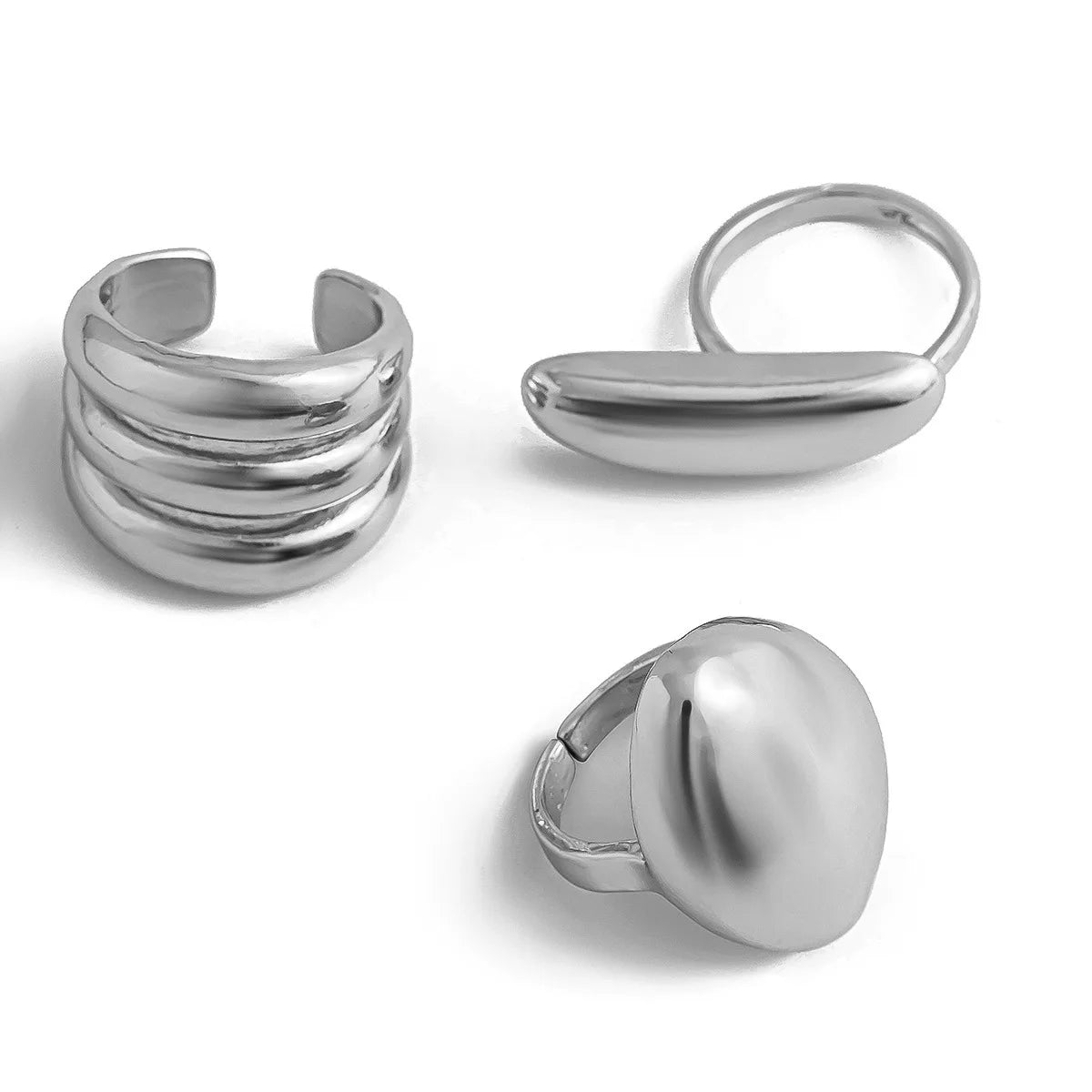 Sculptural Ring Set For Women | Nylara 4