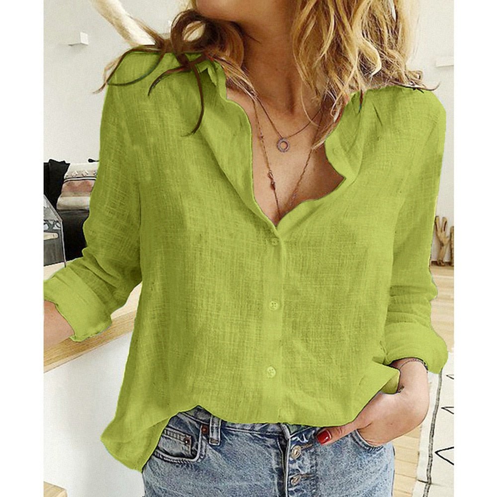Sofia | Linen Women's Blouse 10