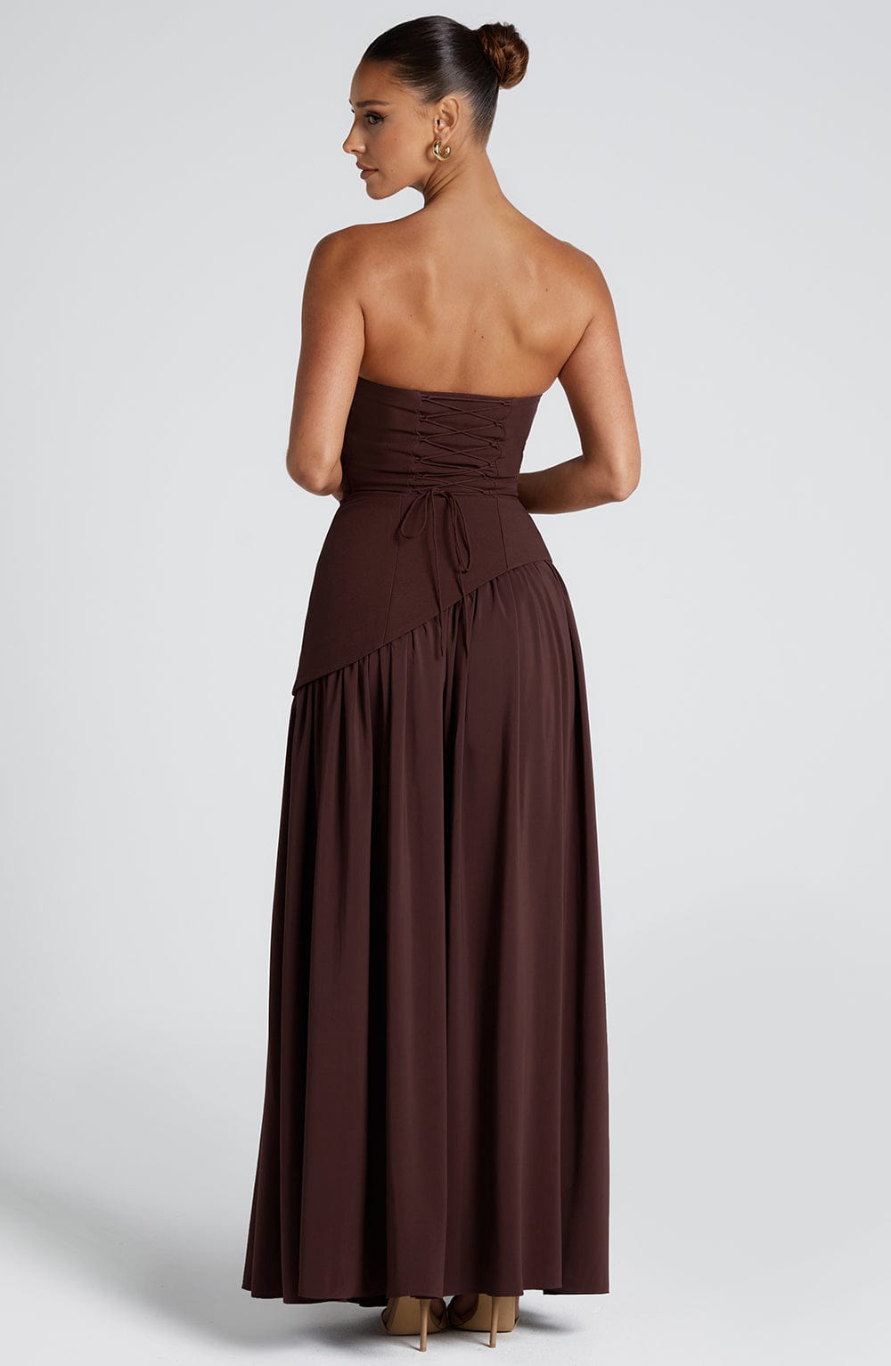 Strapless Maxi Dress Elegant Design For Women | Lirena 8