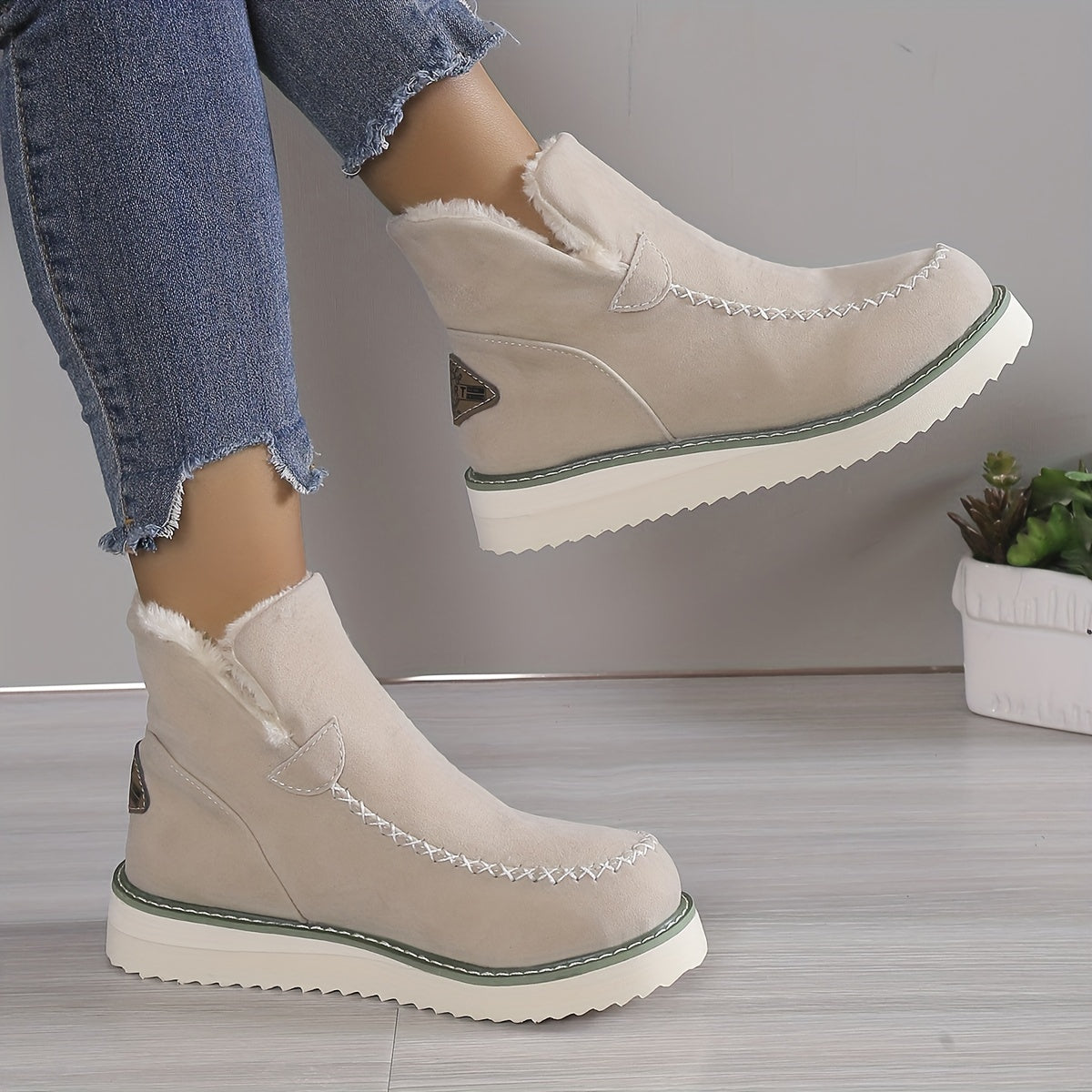 Suede Ankle Boots For Women | Jorina 2