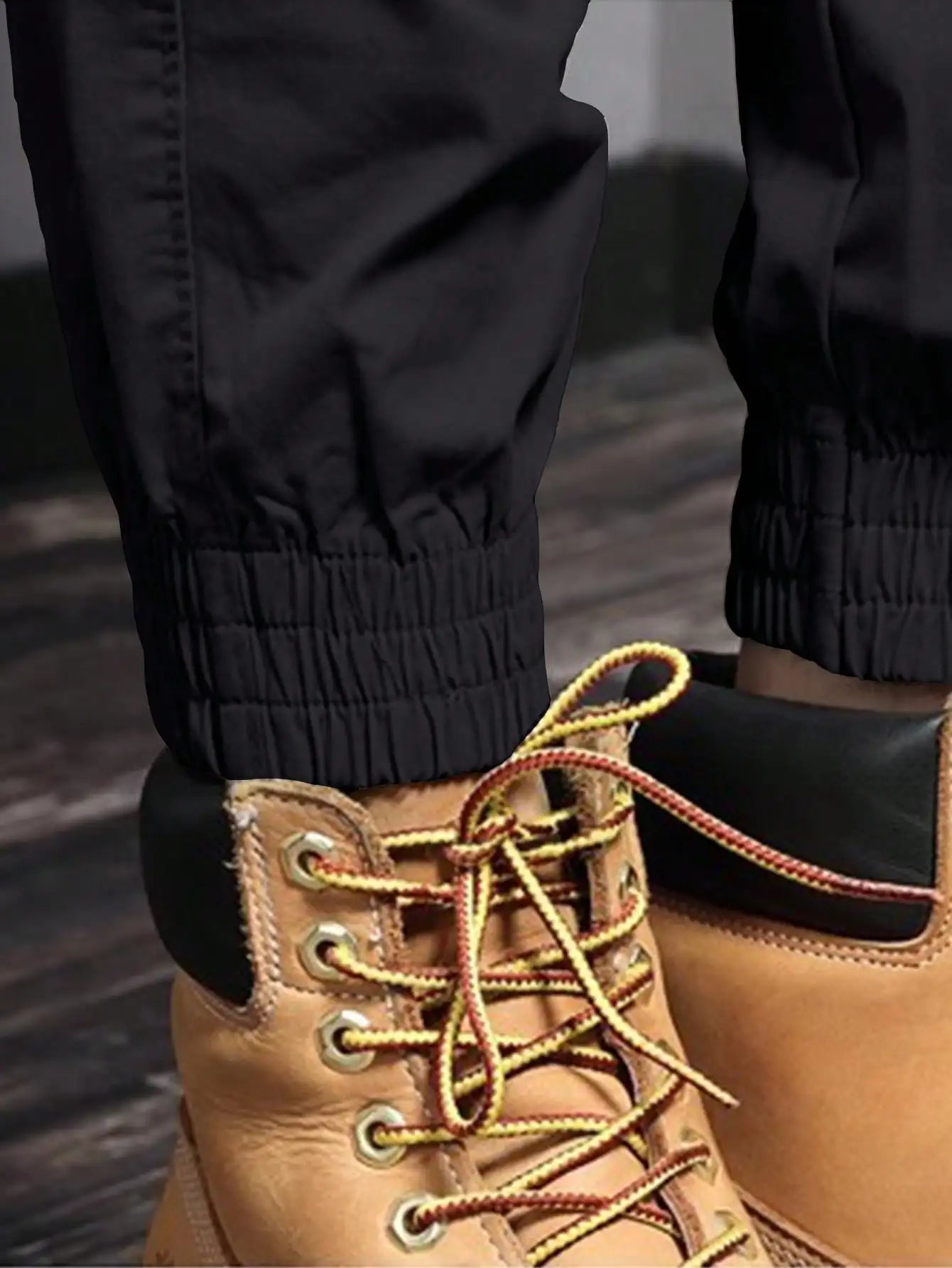 Tactica | Black Cargo Pants with Ample Pocket Space 5