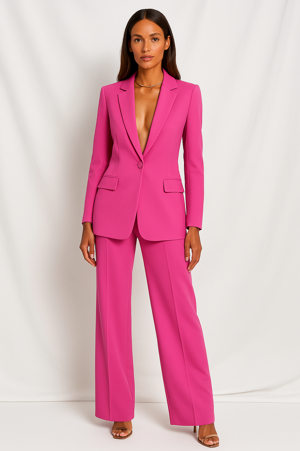 Tailored Blazer Trousers Set For Women | Jorina 5