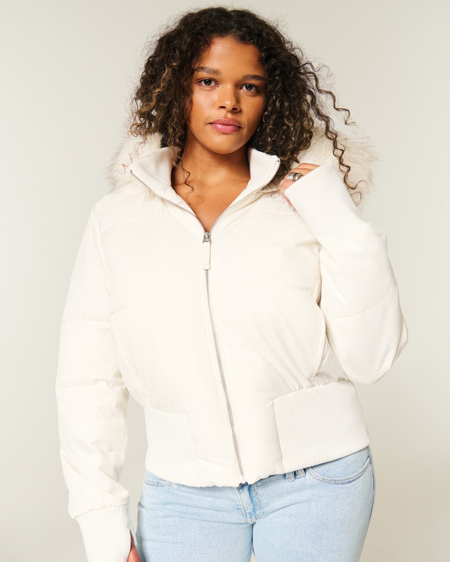 Virella | Cropped Quilted Winter Jacket 0