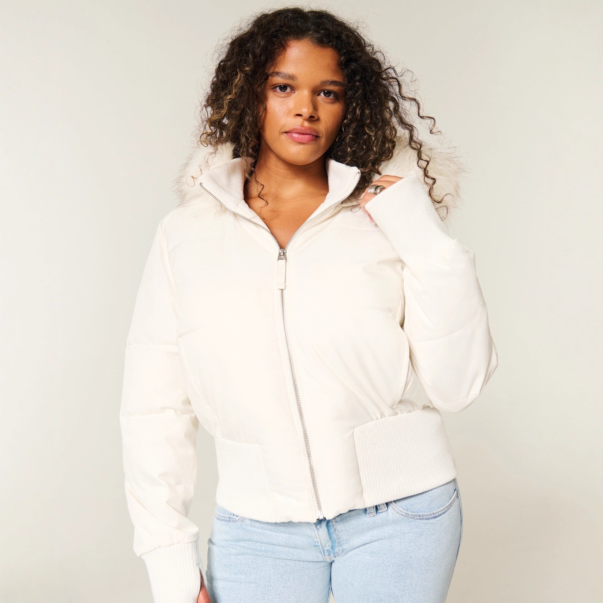 Virella | Cropped Quilted Winter Jacket 1