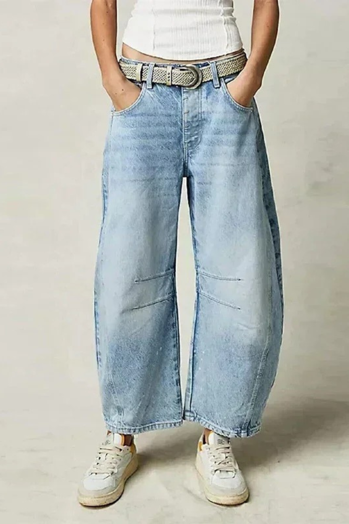 Wide-Leg Barrel Jeans for Women | Iza