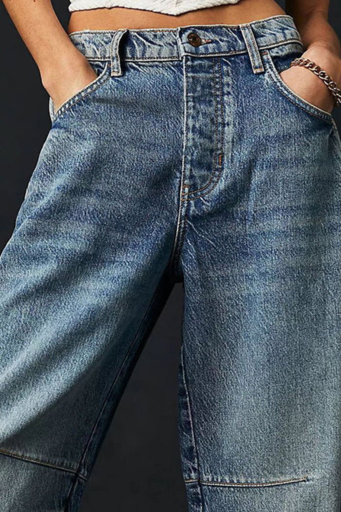 Wide-Leg Barrel Jeans for Women | Iza