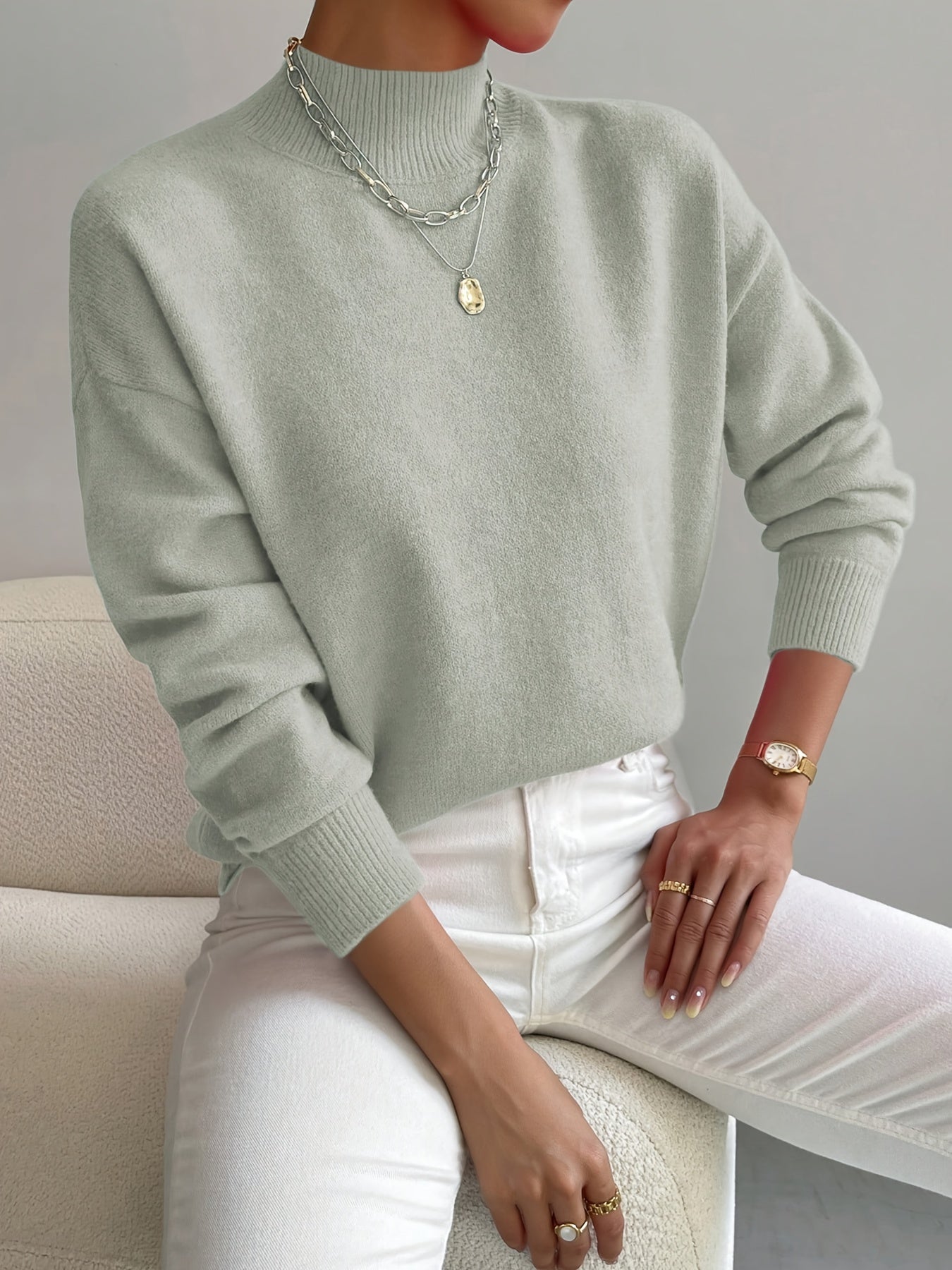 Zelara | Elegant Turtleneck Jumper 0