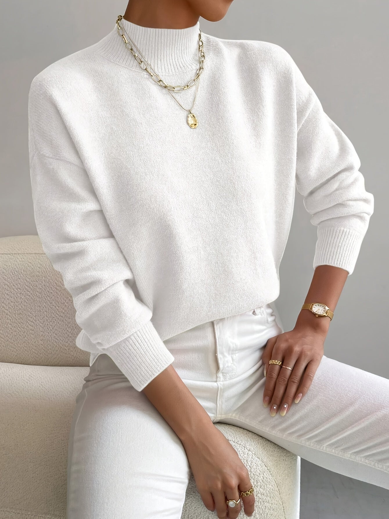 Zelara | Elegant Turtleneck Jumper 1