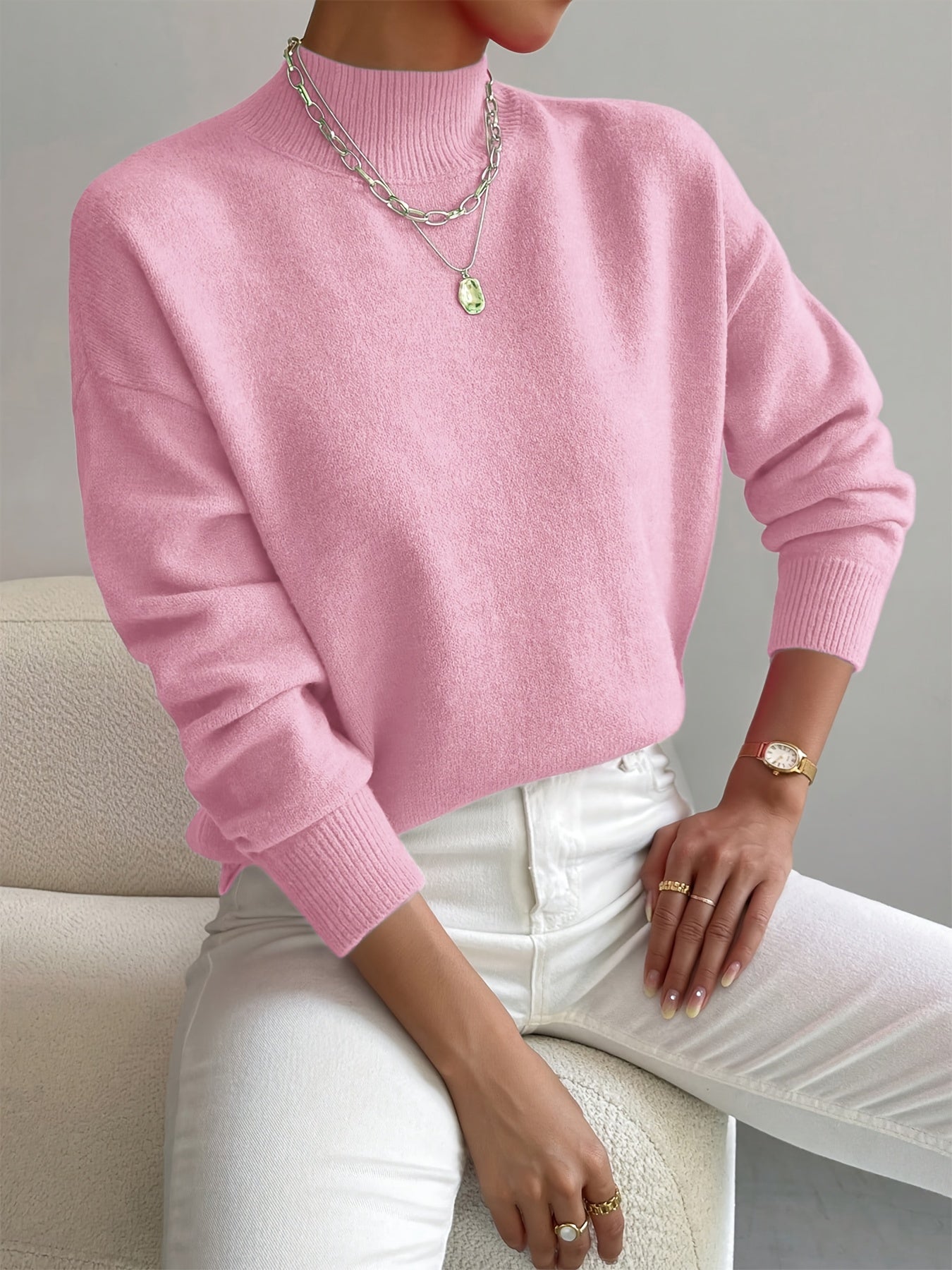 Zelara | Elegant Turtleneck Jumper 2
