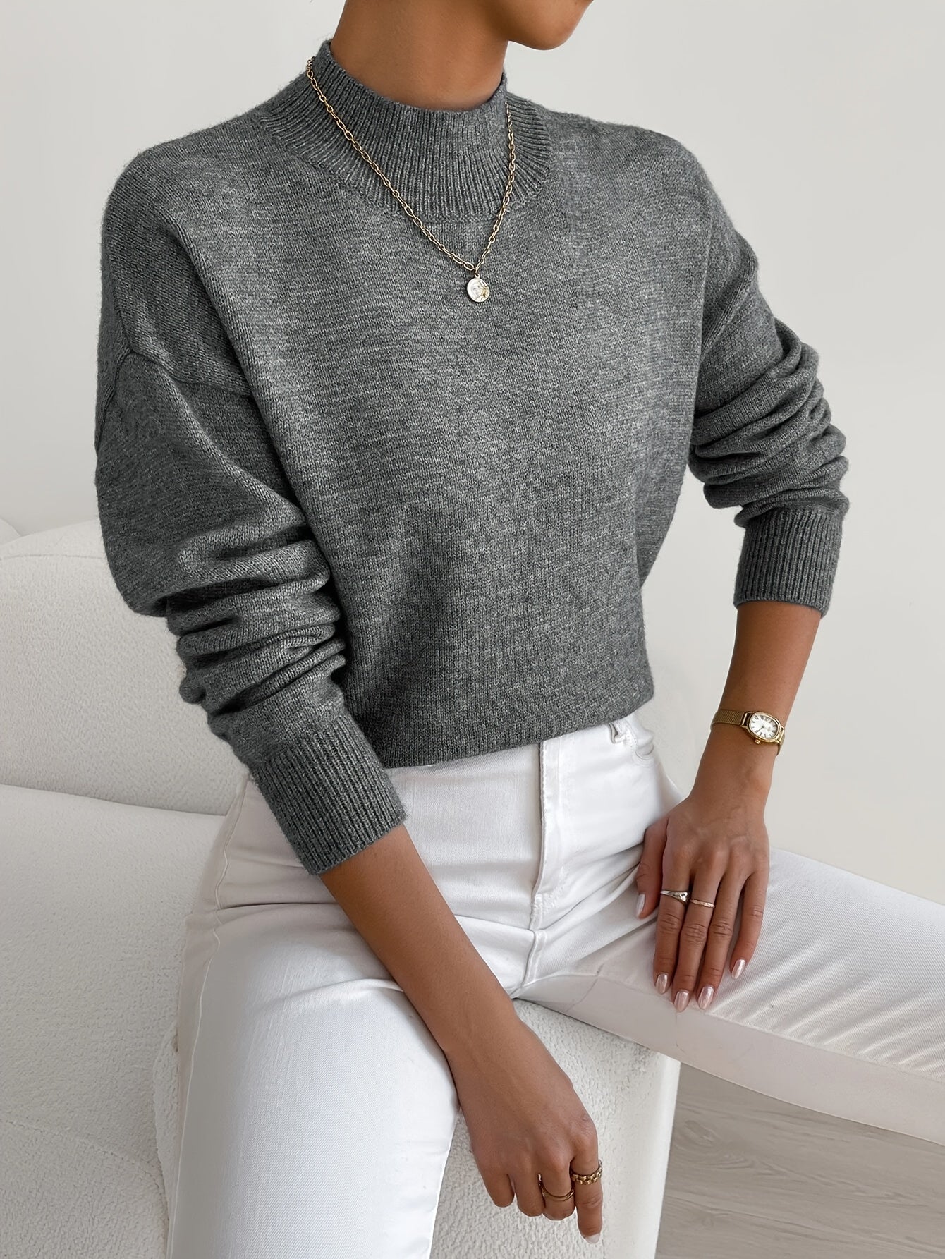 Zelara | Elegant Turtleneck Jumper 9