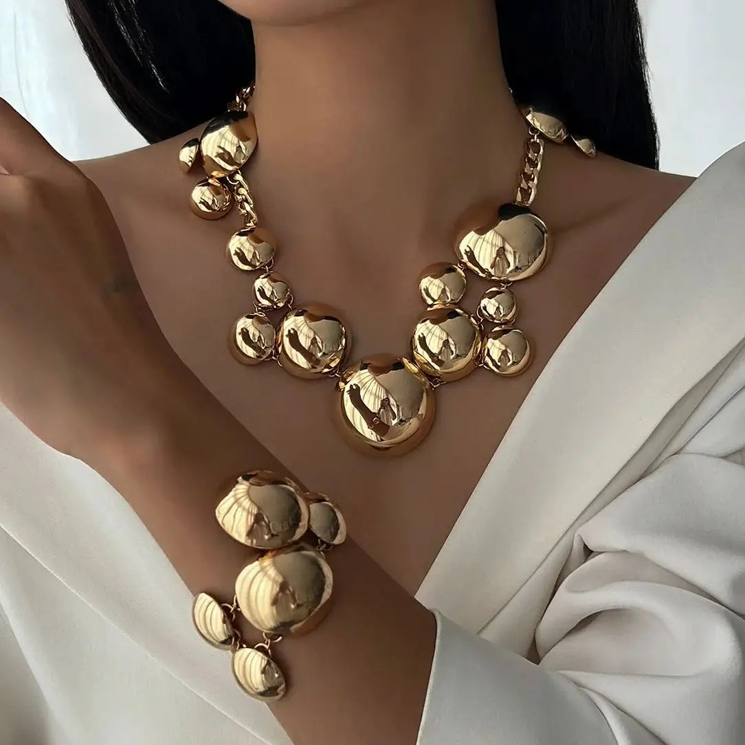 Zelara | Sculptural Orb Jewelry Set 1