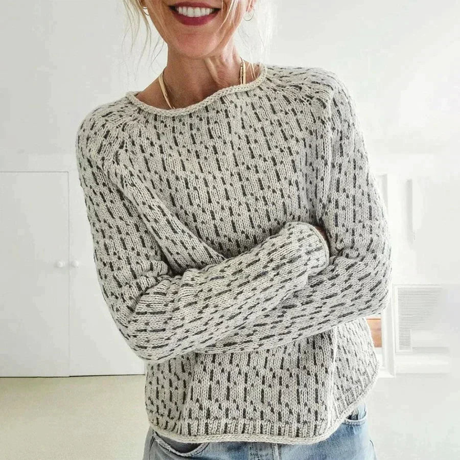 Zelina | Soft Knit Boat Neck Sweater 0