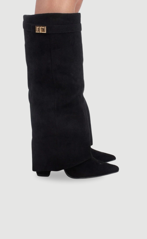 Zylar | Black Knee High Boots 1