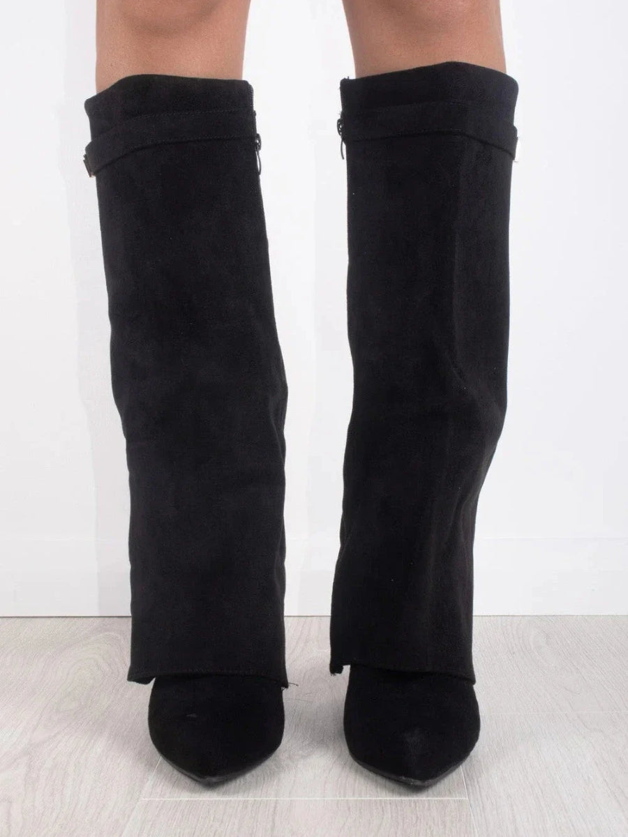 Zylar | Black Knee High Boots 4
