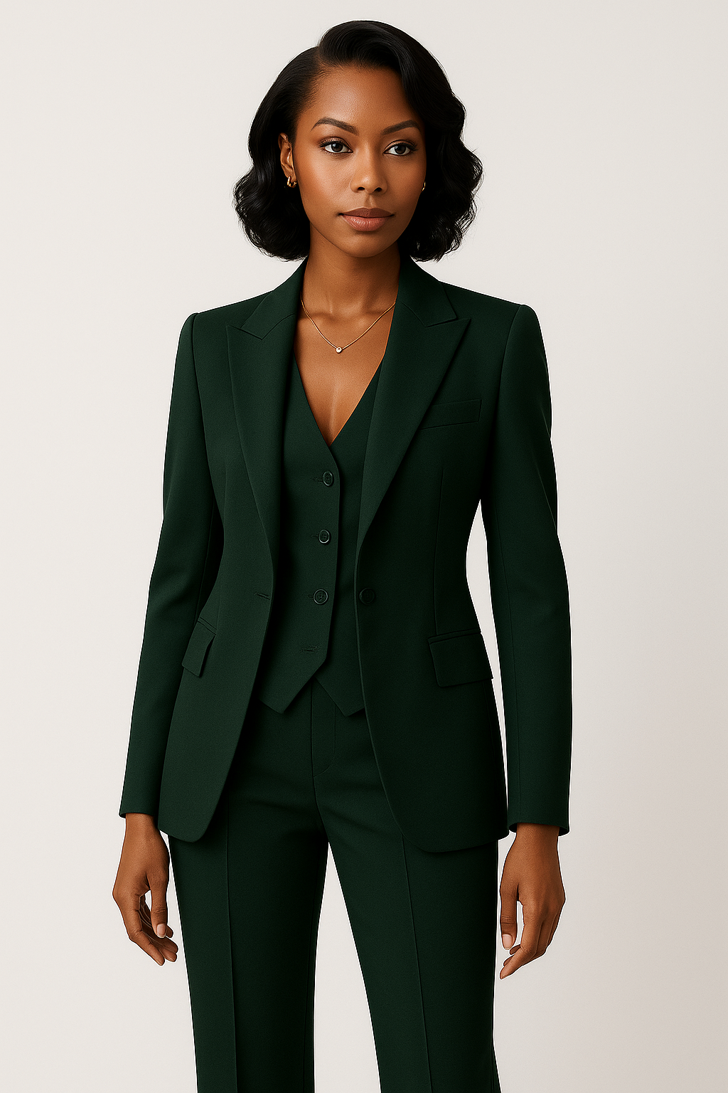 3-Piece Tailored Suit Set for Women | Emery