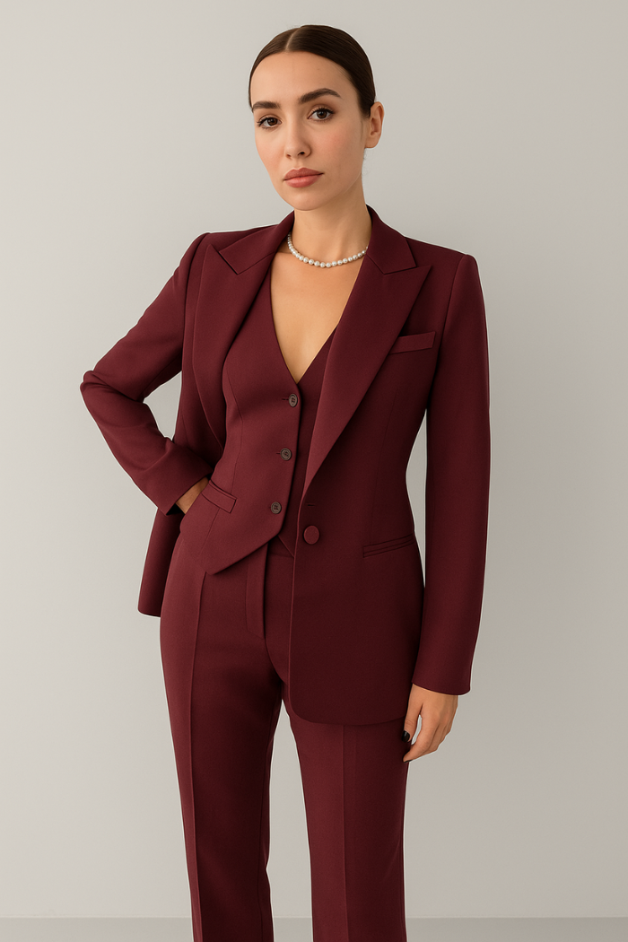 3-Piece Tailored Suit Set for Women | Emery