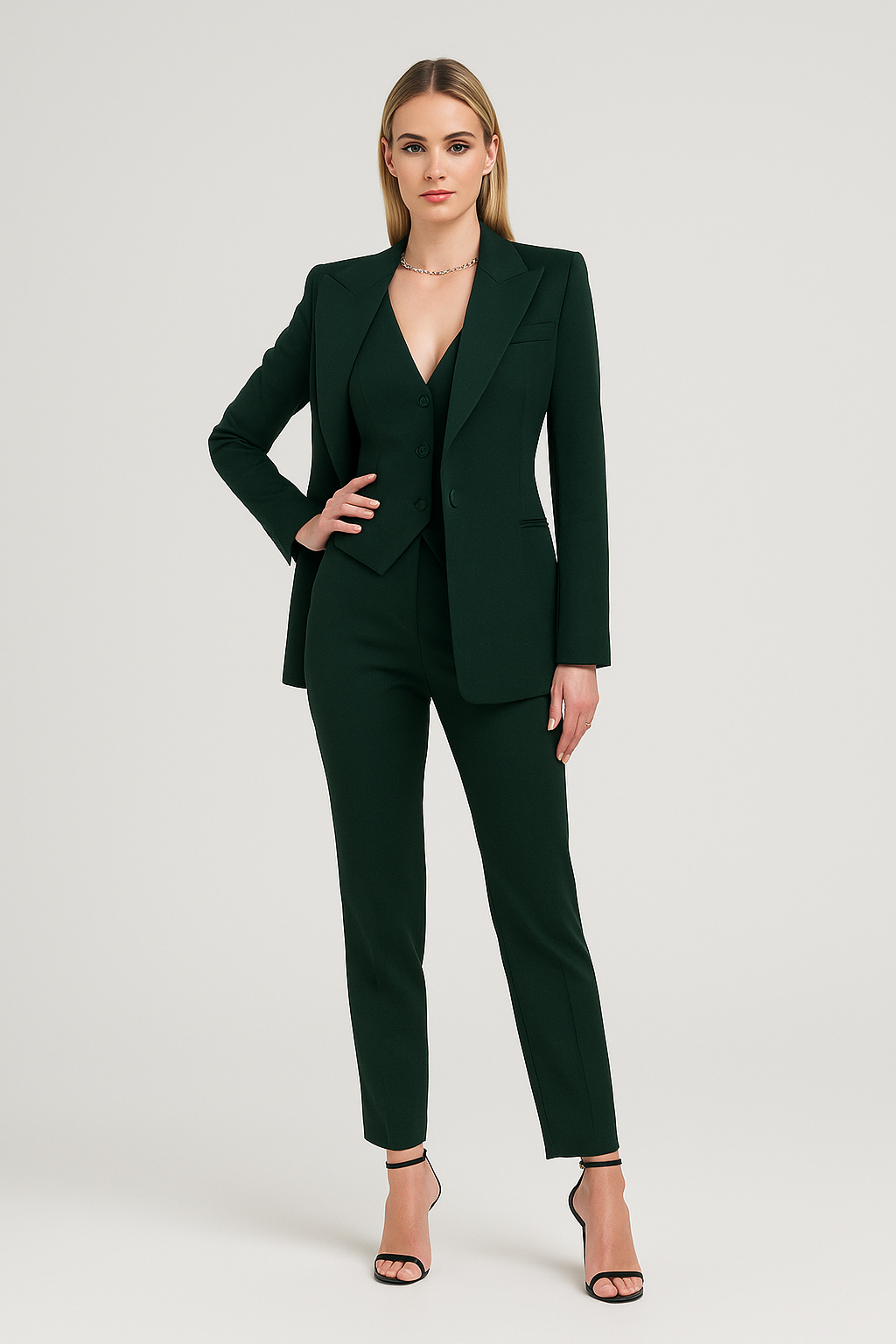 3-Piece Tailored Suit Set for Women | Emery