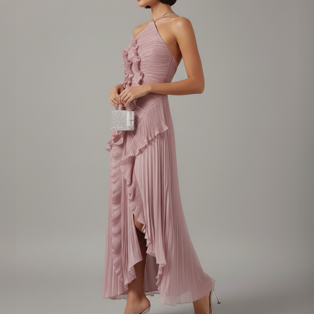 Avery - Asymmetric Pleated Dress 7